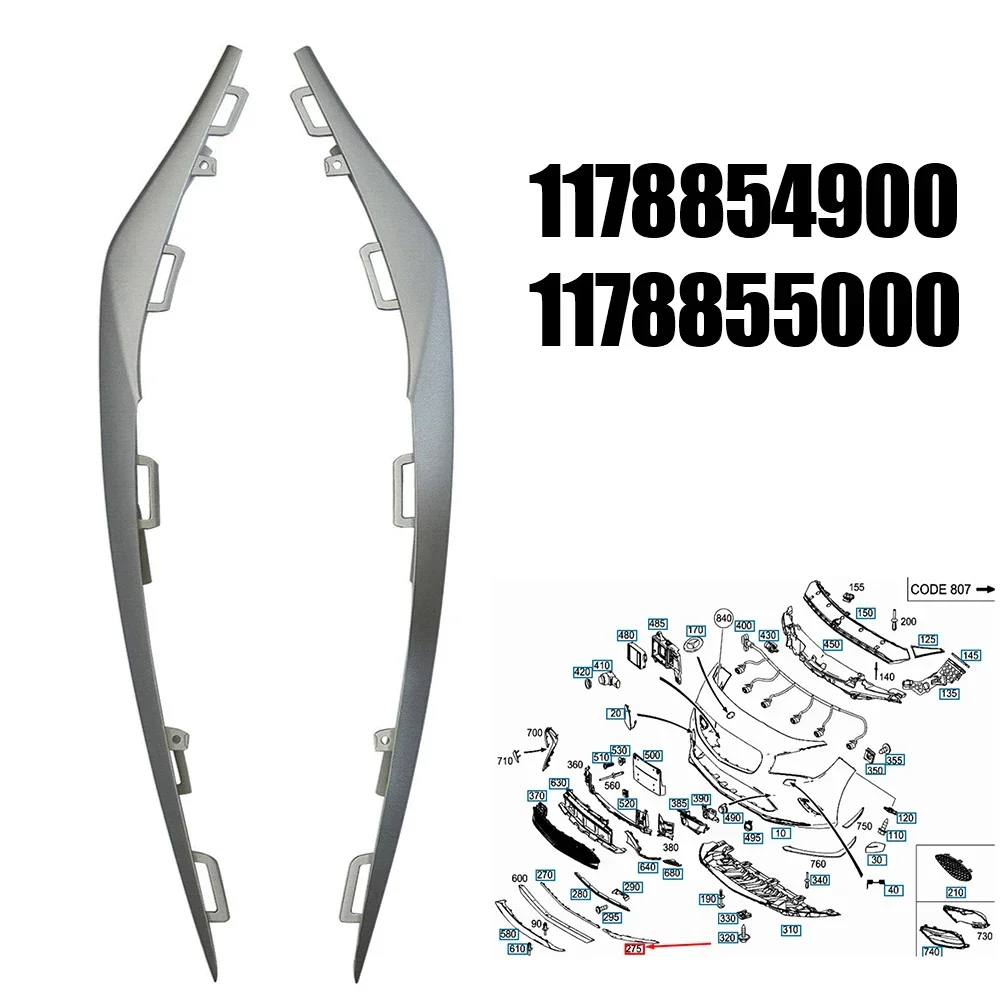 Новая пара передних крышек бампера, молдинговая отделка для Mercedes W117 CLA 180 200 250 2016-2019, прямая замена автомобильных аксессуаров
Новая пара передних крышек бампера, молдинговая отделка для Mercedes W117 CLA 180 200 250 2016-2019, прямая замена автомобильных аксессуаров