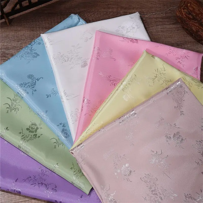 Luxury Silk Jacquard Fabric Mei Lan Zhu Ju Qipao Cheongsam Wedding Dress Material Hanfu Embroidery Custom Design DIY Clothing
Luxury Silk Jacquard Fabric Mei Lan Zhu Ju Qipao Cheongsam Wedding Dress Material Hanfu Embroidery Custom Design DIY Clothing