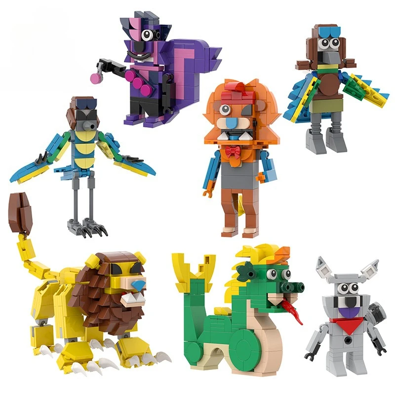 Game Series Animal Park Building Blocks MOC Raccoon Parrot Lion And Dragon Zoon Assembly Model Puzzle Kids Toy Boy Birthday Gift
Game Series Animal Park Building Blocks MOC Raccoon Parrot Lion And Dragon Zoon Assembly Model Puzzle Kids Toy Boy Birthday Gift