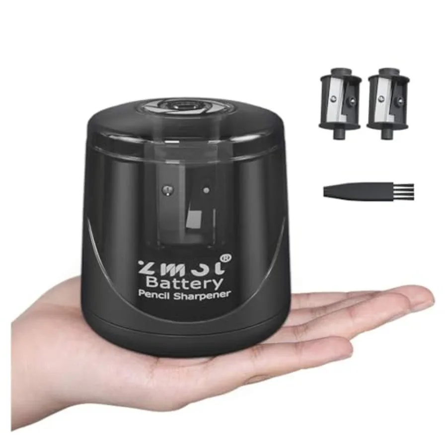 Battery Powered Electric Pencil Sharpener, Small Battery Operated Colored Pencil Sharpeners Portable for,Fast Sharpen, Suitable
Battery Powered Electric Pencil Sharpener, Small Battery Operated Colored Pencil Sharpeners Portable for,Fast Sharpen, Suitable