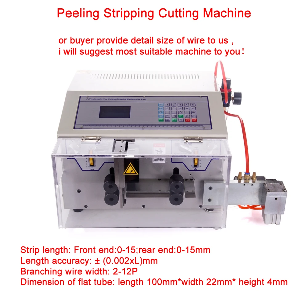 SWT508-PX2 Peeling Stripping Cutting Machine Computer automatic wire strip stripping and bending machine
SWT508-PX2 Peeling Stripping Cutting Machine Computer automatic wire strip stripping and bending machine