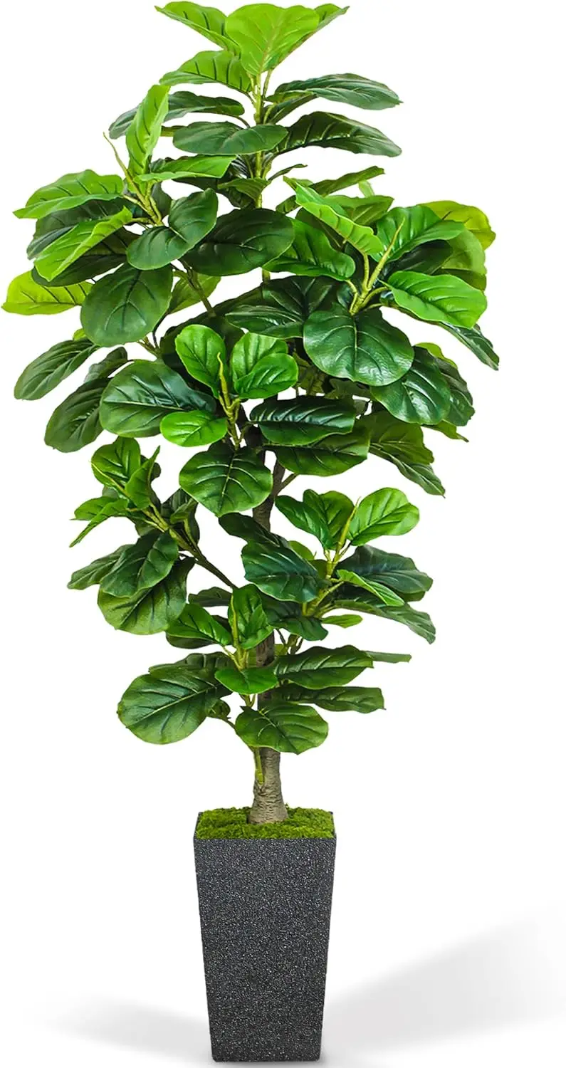6 Feet Large Tall Fake Plants Indoor with Modern Style Planter, Artificial Silk Tree for Home Office Living Room Decor Indoor,
6 Feet Large Tall Fake Plants Indoor with Modern Style Planter, Artificial Silk Tree for Home Office Living Room Decor Indoor,