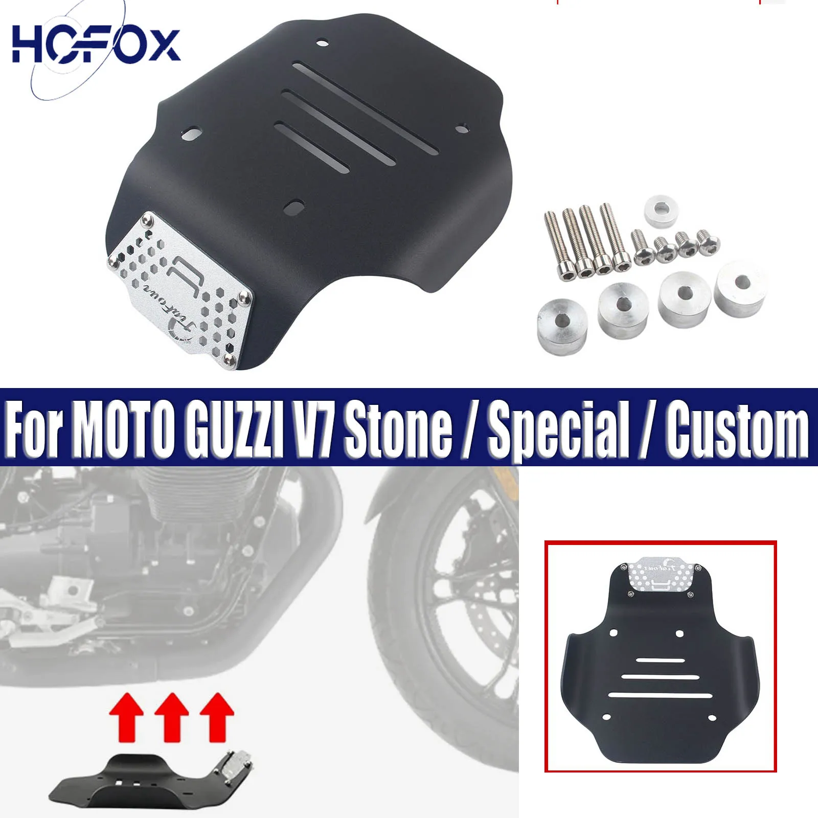 ENGINE GUARD SKID PLATE FOR MOTO GUZZI V9 850 Bobber & V9 850 Roamer 2020-2024 Aluminum Sump Guard Bash Plate
ENGINE GUARD SKID PLATE FOR MOTO GUZZI V9 850 Bobber & V9 850 Roamer 2020-2024 Aluminum Sump Guard Bash Plate