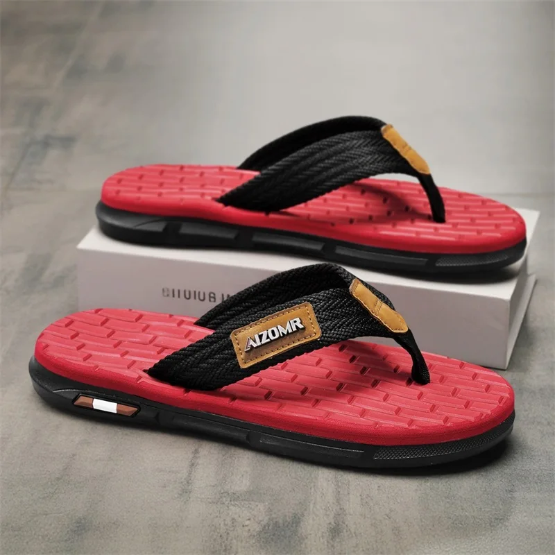 Classic Solid Color Men Flip Flops Summer Non Slip Wear Resistant Breathable Beach Slippers
Classic Solid Color Men Flip Flops Summer Non Slip Wear Resistant Breathable Beach Slippers