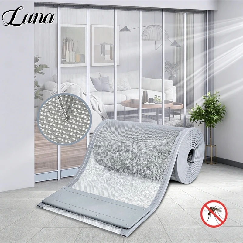 Magnetic Mesh Door Screen Reinforced Double Weave Fabric Breathable Self-Closing Mesh Net Anti Fly Bug Mosquito Net Door Curtain
Magnetic Mesh Door Screen Reinforced Double Weave Fabric Breathable Self-Closing Mesh Net Anti Fly Bug Mosquito Net Door Curtain