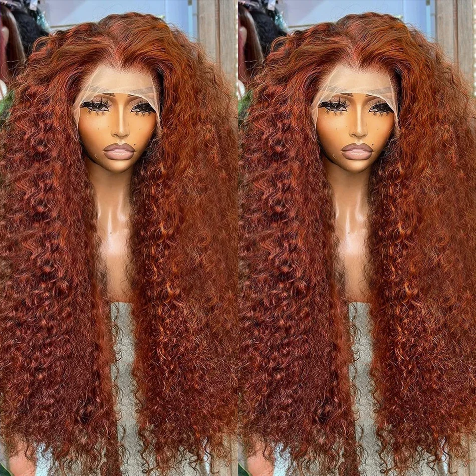 220% Reddish Brown Curly Lace Front Wig 13x4 Deep Wave Lace Front Wigs Human Hair Pre Plucked With Baby Hair For Black Women
220% Reddish Brown Curly Lace Front Wig 13x4 Deep Wave Lace Front Wigs Human Hair Pre Plucked With Baby Hair For Black Women