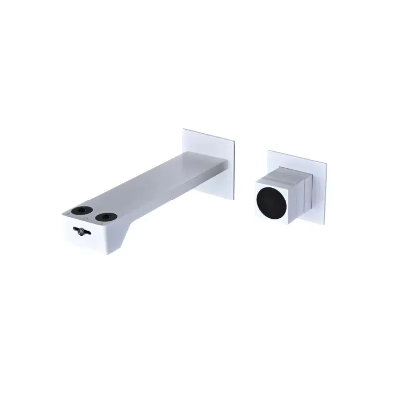 Zc Brass Cream White-colored Concealed Wall-mounted Digital Faucet with Built-in Display Hidden Surface-mounted Sink Faucet
Zc Brass Cream White-colored Concealed Wall-mounted Digital Faucet with Built-in Display Hidden Surface-mounted Sink Faucet