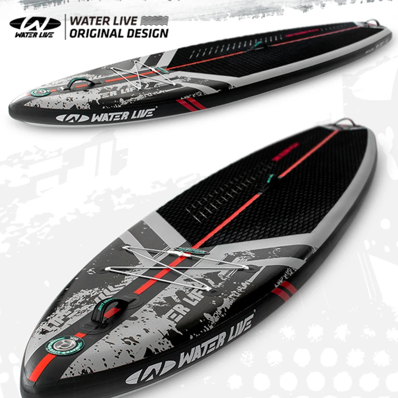 WATERLIVE ZHUMO 10'6" Adult Standing Surfboard Anti Skid Mat Aquatic Inflatable Sports SUP Water Skiing Board Travel Fishing
WATERLIVE ZHUMO 10'6" Adult Standing Surfboard Anti Skid Mat Aquatic Inflatable Sports SUP Water Skiing Board Travel Fishing
