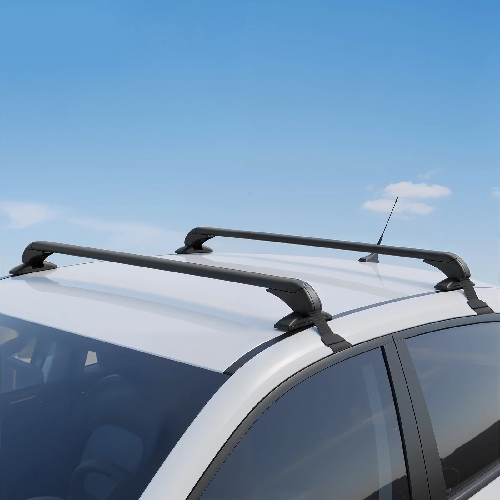 Universal Aluminum Car Roof Rack Cross Bars Anti Theft Lockable 75kg Load Capacity Roof Rail Luggage Rack No Drill Installation
Universal Aluminum Car Roof Rack Cross Bars Anti Theft Lockable 75kg Load Capacity Roof Rail Luggage Rack No Drill Installation