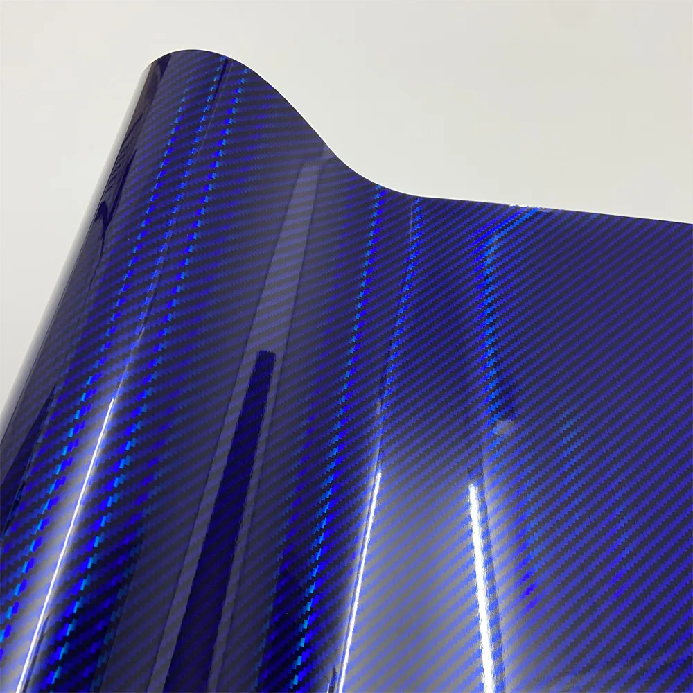 Glossy Laser Carbon Wrap Vinyl Blue Car Stickers Exterior Rainbow Carbon Motorcycle Adhesive Vinyl Air Bubble Free Car Foil Film
Glossy Laser Carbon Wrap Vinyl Blue Car Stickers Exterior Rainbow Carbon Motorcycle Adhesive Vinyl Air Bubble Free Car Foil Film
