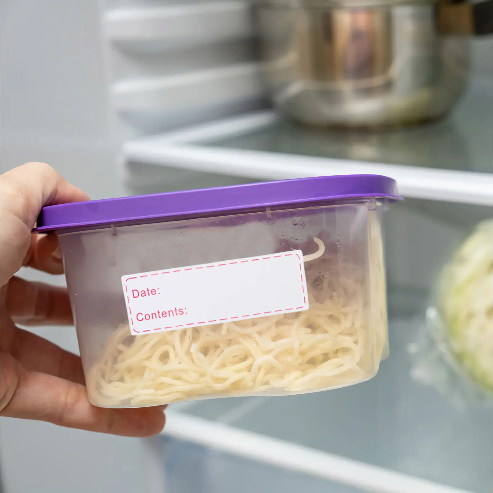 1 Roll Food Storage Labels Removable Date Content Label Stickers Kitchen Fridge Reminder Labels for Home Restaurant Bar Food
1 Roll Food Storage Labels Removable Date Content Label Stickers Kitchen Fridge Reminder Labels for Home Restaurant Bar Food