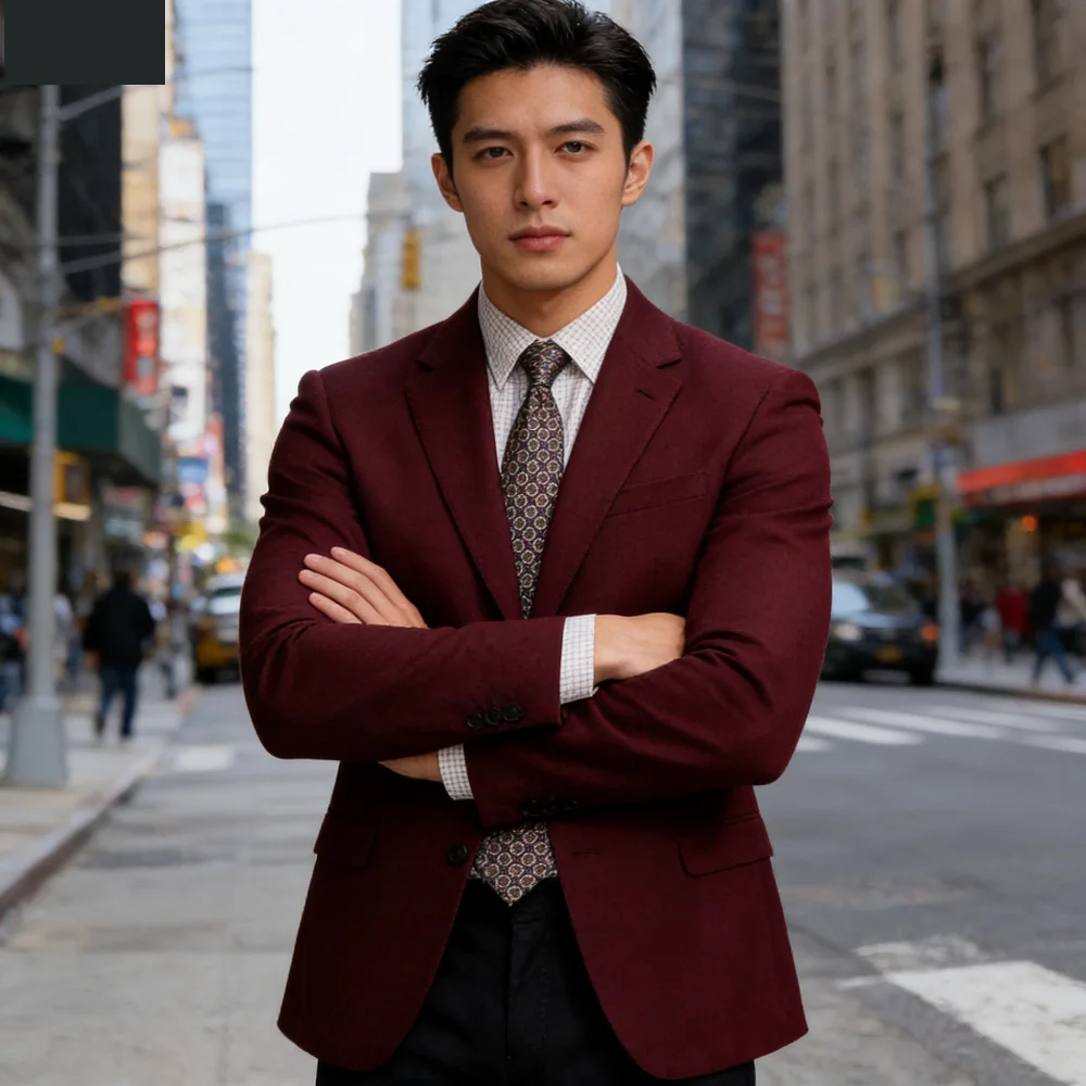 Men's Tweed Fishbone Blazer Suit Vintage Notched Lapel Formal Wedding Tuxedo Jacket Unique Tailored Men's Ensemble
Men's Tweed Fishbone Blazer Suit Vintage Notched Lapel Formal Wedding Tuxedo Jacket Unique Tailored Men's Ensemble