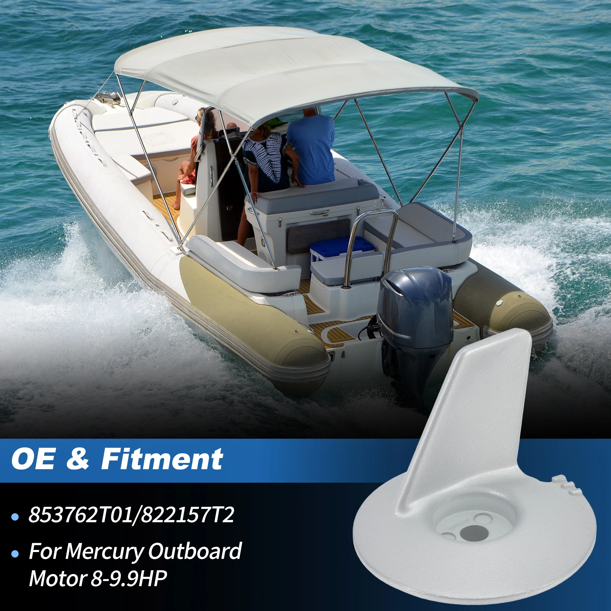 For Mercury Outboard Motor 8-9HP 9HP Boat Motor Trim Tab Anode Aluminum Alloy 853762T01 822157T2 Replacement
For Mercury Outboard Motor 8-9HP 9HP Boat Motor Trim Tab Anode Aluminum Alloy 853762T01 822157T2 Replacement