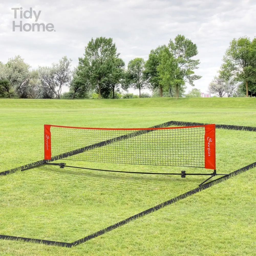 10ft Portable Soccer Tennis/Pickleball/Badminton/Mini Tennis Net ,with Sideline for Training with Included Storage Bag, Red
10ft Portable Soccer Tennis/Pickleball/Badminton/Mini Tennis Net ,with Sideline for Training with Included Storage Bag, Red