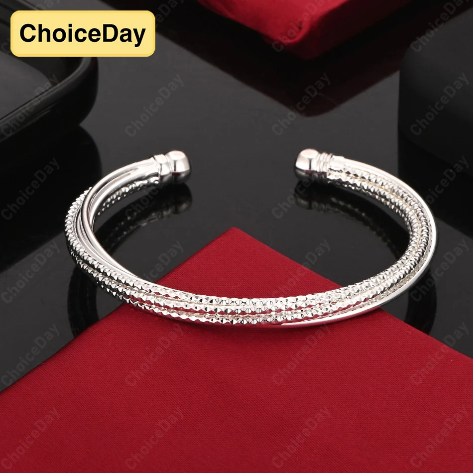 ChoiceDay 925 Sterling Silver Hip Hop Exquisite Open Bracelet Men's and Women's Wedding Party Gift Accessories
ChoiceDay 925 Sterling Silver Hip Hop Exquisite Open Bracelet Men's and Women's Wedding Party Gift Accessories