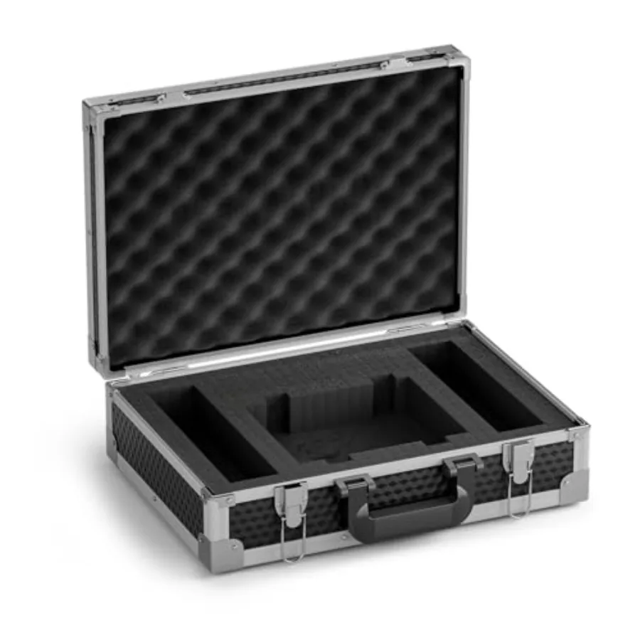 Medium Size Carrying Case Customizable Pre-Diced Foam Aluminum Alloy Sturdy Build Suitable for Wireless Mic System Storage and
Medium Size Carrying Case Customizable Pre-Diced Foam Aluminum Alloy Sturdy Build Suitable for Wireless Mic System Storage and