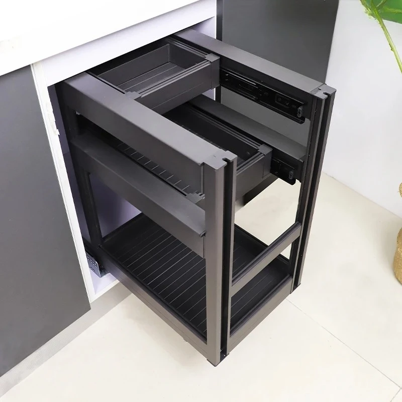 l # Aluminum Built in Drawer Kitchen Organizer Kitchen Cabinet Pull-out Basket Kitchen Accessories Drawer Basket 60CM 70CM 80CM
l # Aluminum Built in Drawer Kitchen Organizer Kitchen Cabinet Pull-out Basket Kitchen Accessories Drawer Basket 60CM 70CM 80CM