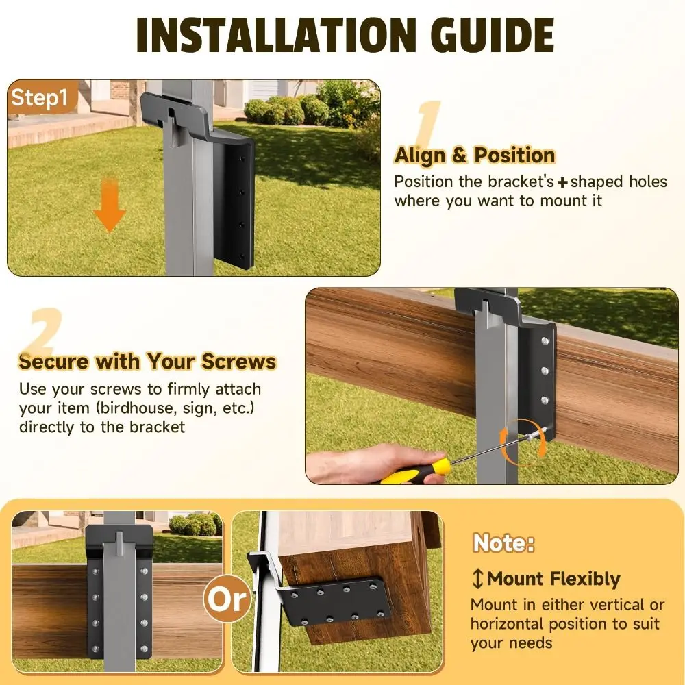 Sturdy 3 Inch T-Post Mounting Bracket Sleek and Minimalist Design Iron Vertical Mounting Bracket Convenient Weather Resistant
Sturdy 3 Inch T-Post Mounting Bracket Sleek and Minimalist Design Iron Vertical Mounting Bracket Convenient Weather Resistant