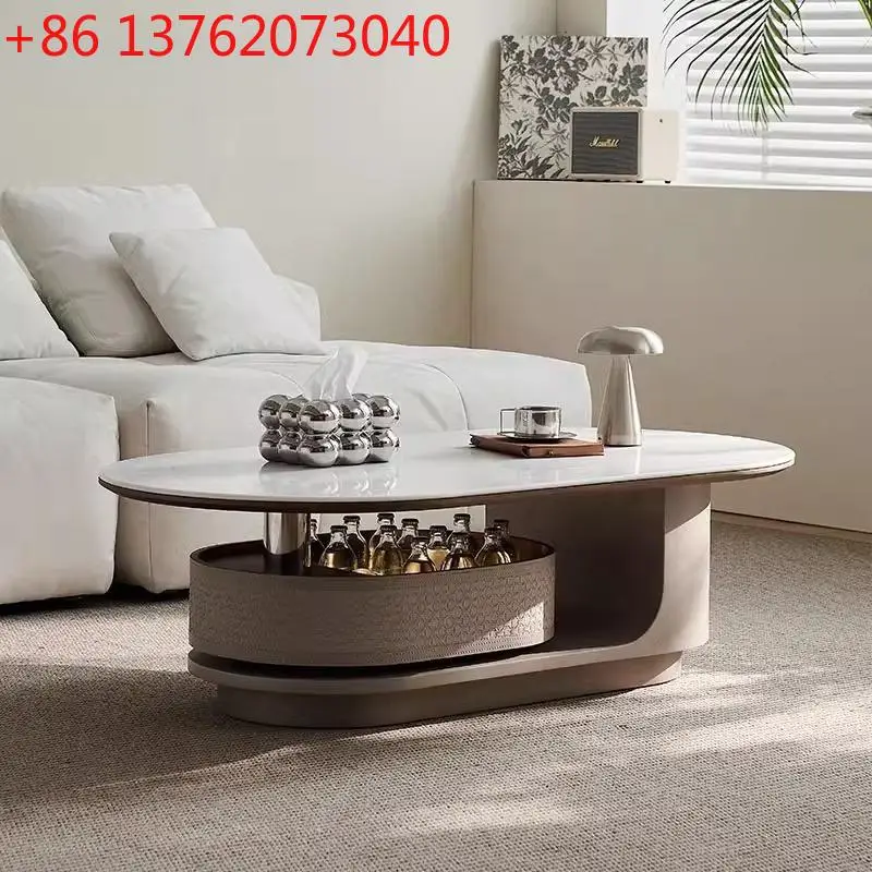 Italian minimalist rotating coffee table living room household oval microcrystalline stone minimalist high sense
Italian minimalist rotating coffee table living room household oval microcrystalline stone minimalist high sense