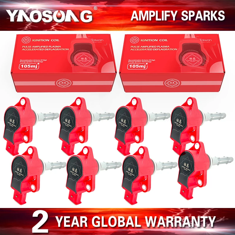 IGNITION COIL FOR Benz CL550 CLK550 CLS550 G550 E550 GL450 GL550 ML550 S550 SL550 4.6L 5.5 V8 CLK350 ML450 SLK280 S400 M272 M273
IGNITION COIL FOR Benz CL550 CLK550 CLS550 G550 E550 GL450 GL550 ML550 S550 SL550 4.6L 5.5 V8 CLK350 ML450 SLK280 S400 M272 M273
