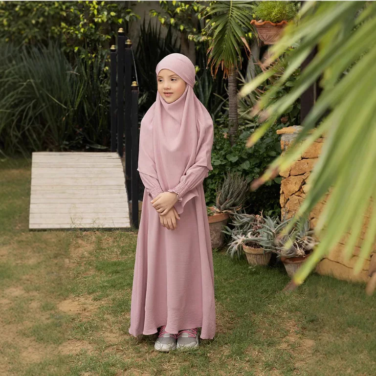 Black Abayas for Children Round-neck No Strech Long Sleeve Dresses Ramadam Prayer Clothes Kids Muslim Dubai Luxury Caftan
Black Abayas for Children Round-neck No Strech Long Sleeve Dresses Ramadam Prayer Clothes Kids Muslim Dubai Luxury Caftan