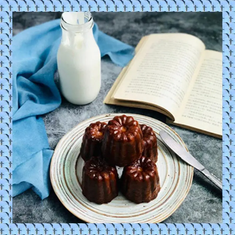 NOCM Canele Mold, Cannele Muffin Cup, 12Pcs Non-Stick Cannele Mould Gray-Black Canneles
NOCM Canele Mold, Cannele Muffin Cup, 12Pcs Non-Stick Cannele Mould Gray-Black Canneles