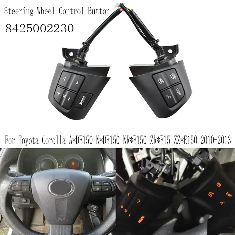 Кнопка управления звуком на рулевом колесе для Toyota Corolla Axde150 Nxde150 Nrxe150 Zrxe15 Zzxe150 2010-2013 8425002230 Запчасти
Кнопка управления звуком на рулевом колесе для Toyota Corolla Axde150 Nxde150 Nrxe150 Zrxe15 Zzxe150 2010-2013 8425002230 Запчасти