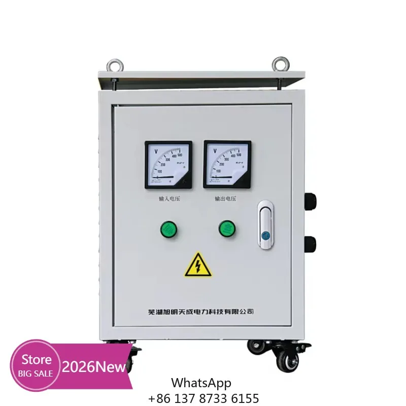 2026 New Certified Transformer With Protective Cover, 10kVA 380V To 220V, Customizable Parameters Supported.
2026 New Certified Transformer With Protective Cover, 10kVA 380V To 220V, Customizable Parameters Supported.