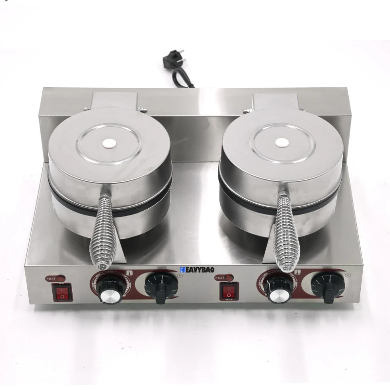 Electric Ice Cream Cone Maker Double Plates Waffle Cone Baker Commercial Waffle Machine For Kitchen Equipment
Electric Ice Cream Cone Maker Double Plates Waffle Cone Baker Commercial Waffle Machine For Kitchen Equipment