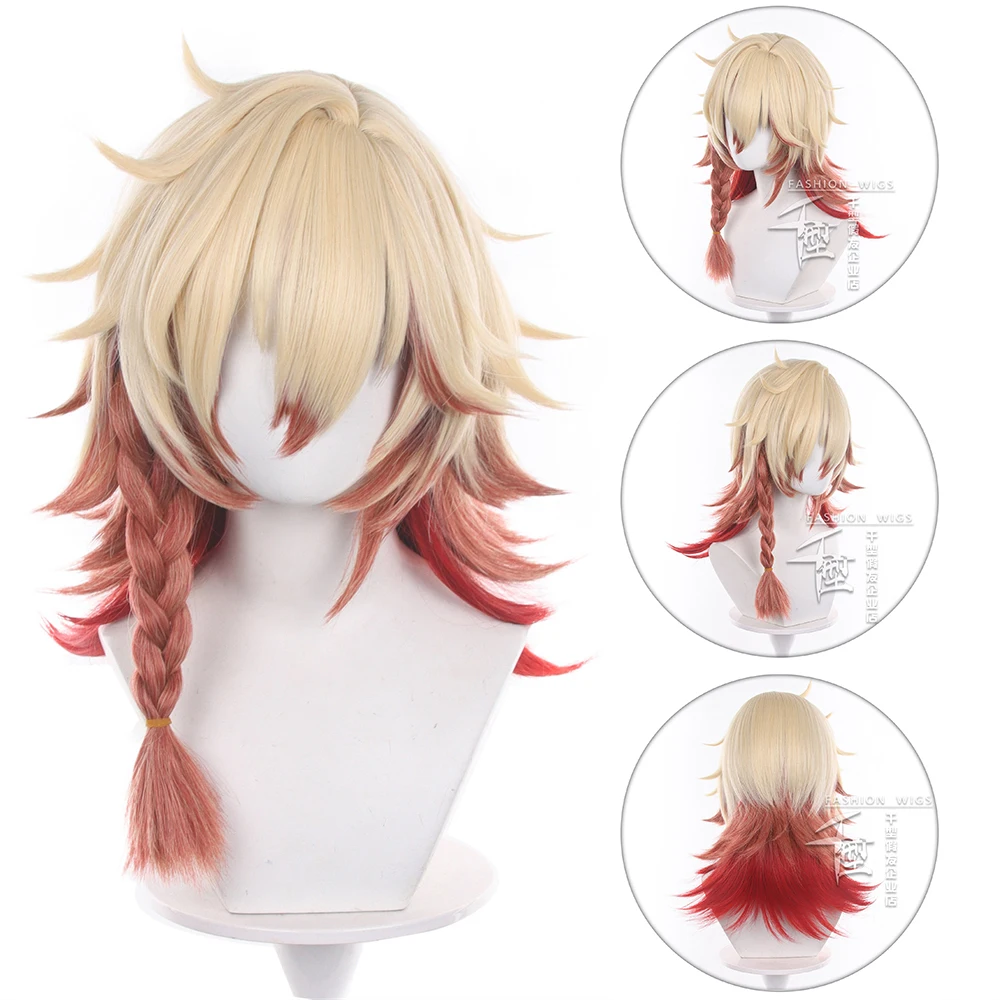 Mydei Cosplay Wigs Honkai Star Rail Gold Gradient braids Hair Heat Resistant Synthetic Halloween Wig
Mydei Cosplay Wigs Honkai Star Rail Gold Gradient braids Hair Heat Resistant Synthetic Halloween Wig