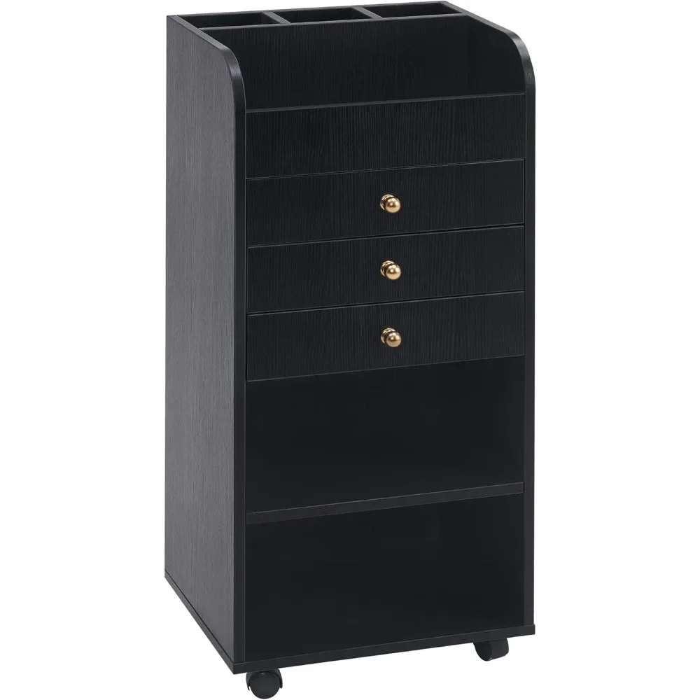 Salon Utility Station with Wheels Barber Hair Stylist Rolling Trolley Spa Storage Furniture
Salon Utility Station with Wheels Barber Hair Stylist Rolling Trolley Spa Storage Furniture