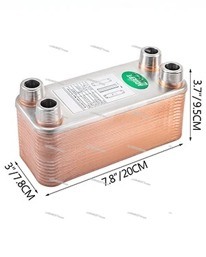 Wort Chiller Stainless Steel Homebrew Brewing Beer Cooler Counterflow Chiller Water Heating 30 40 60 Plates Heat Exchanger
Wort Chiller Stainless Steel Homebrew Brewing Beer Cooler Counterflow Chiller Water Heating 30 40 60 Plates Heat Exchanger