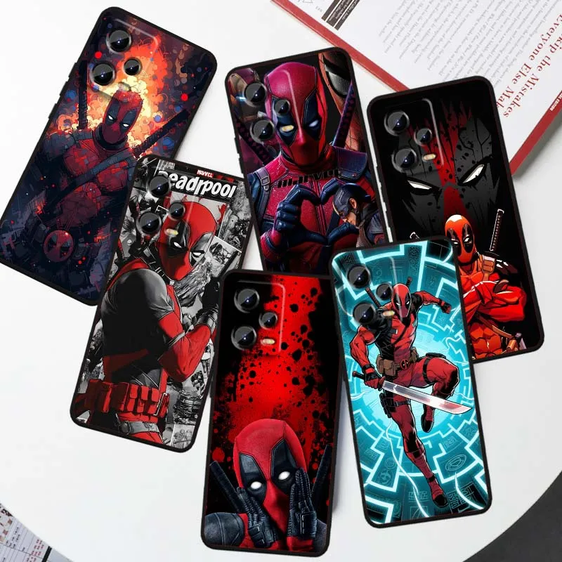 Marvel Deadpool Anime For Xiaomi Redmi Note 14 13 12 12S 11E 11 11S 11T Pro Plus 4G 5G Black Soft TPU Cover Phone Case
Marvel Deadpool Anime For Xiaomi Redmi Note 14 13 12 12S 11E 11 11S 11T Pro Plus 4G 5G Black Soft TPU Cover Phone Case