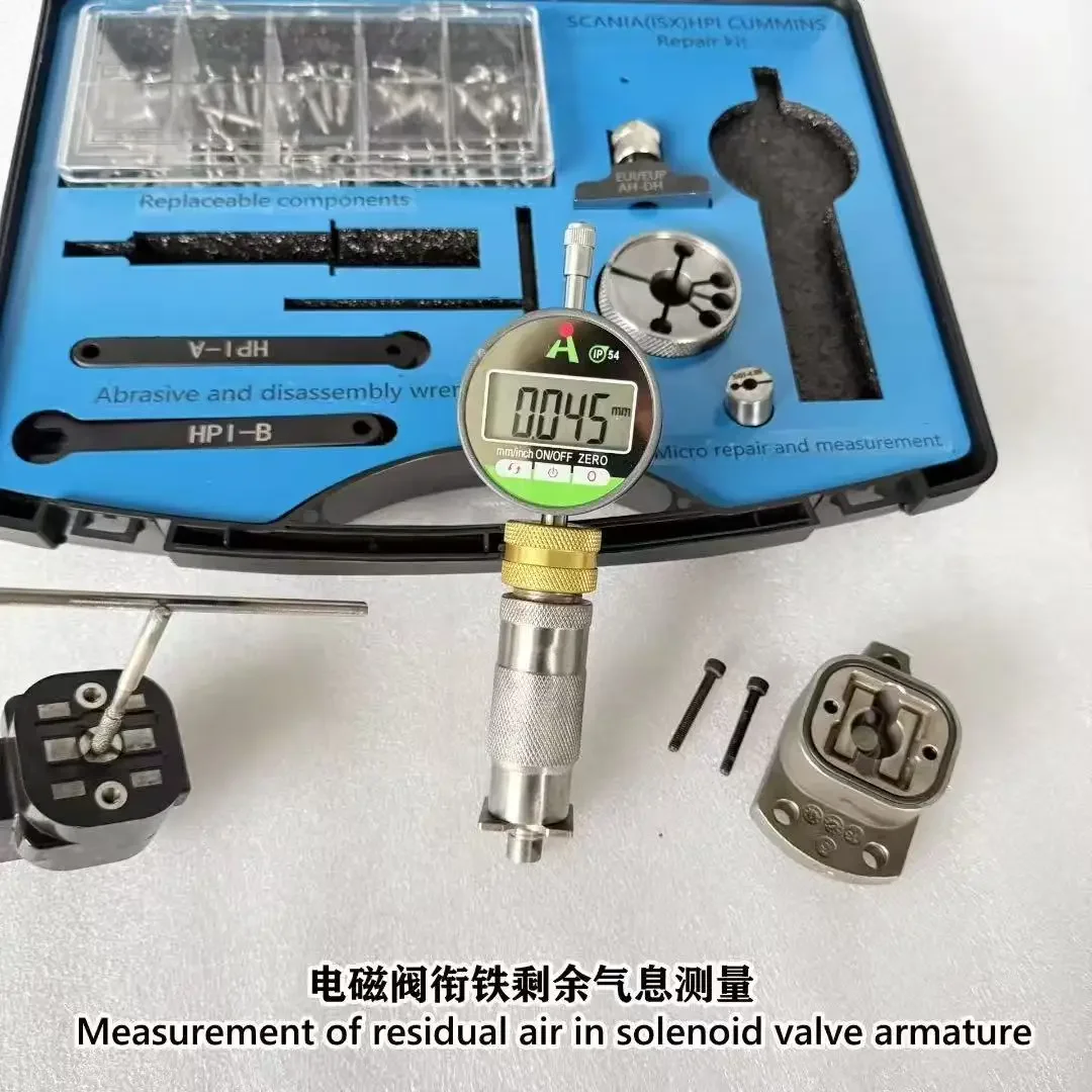 ISX XPI HPI Injector Actuator Solenoid Valve Core Grinding Repair Tool
ISX XPI HPI Injector Actuator Solenoid Valve Core Grinding Repair Tool