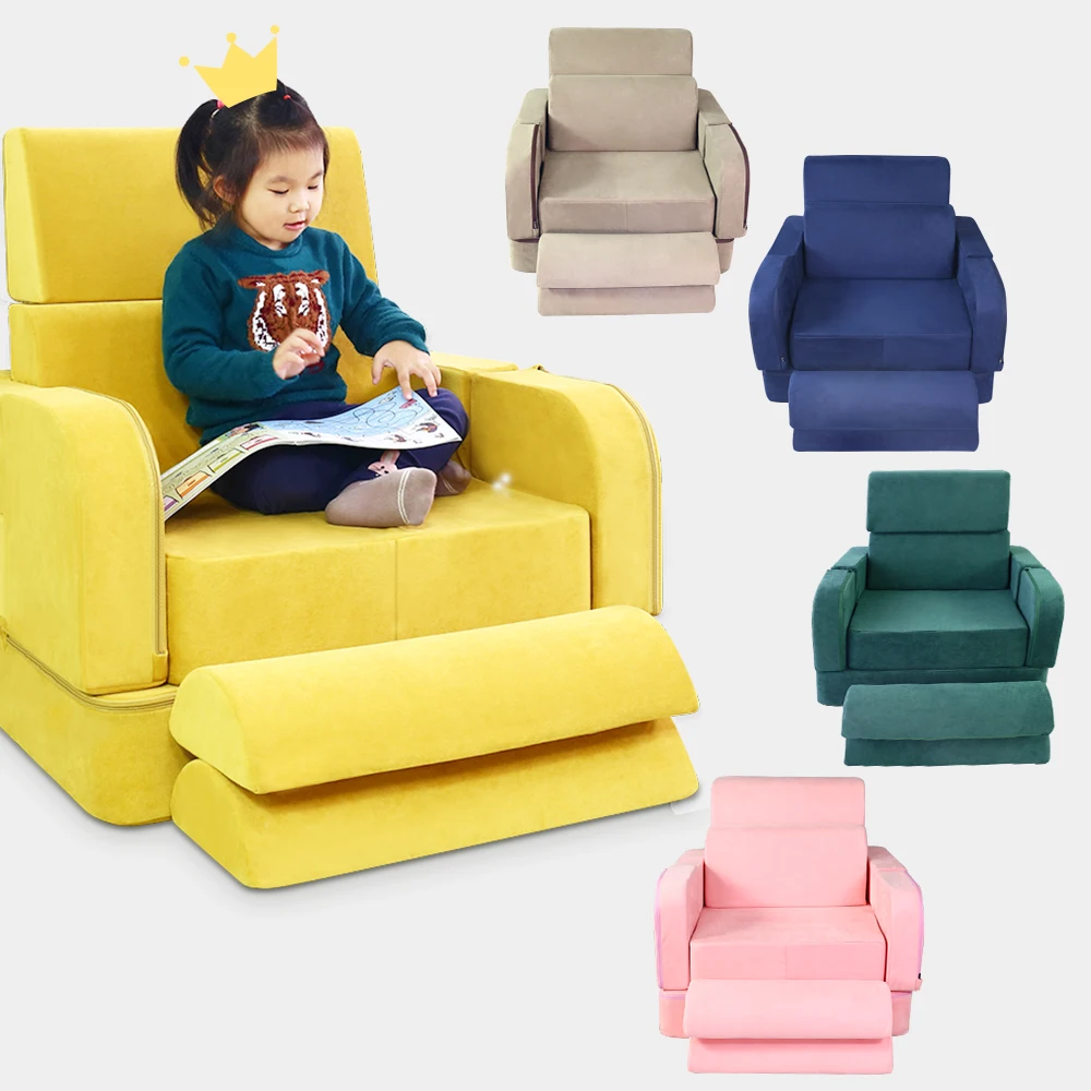 Custom High Quality Plush Baby Cute Sofa Chair 3 in 1 Folding Layer Kids Sofa Moulder Sofa for Kids
Custom High Quality Plush Baby Cute Sofa Chair 3 in 1 Folding Layer Kids Sofa Moulder Sofa for Kids