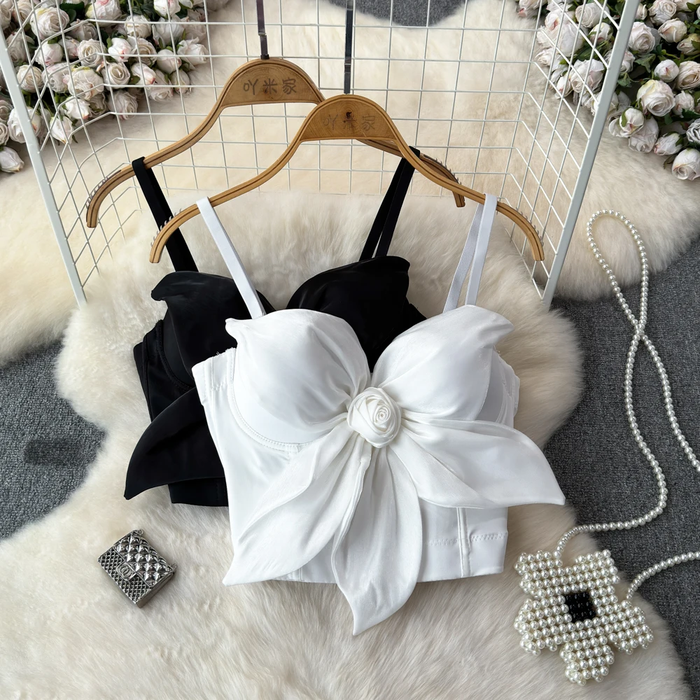 Lady Summer 3D Flower Tops Shirts Luxury Design French Romantic Camis Tanks Female Trendy Hotsweet Tees Party Night Club T Shirt
Lady Summer 3D Flower Tops Shirts Luxury Design French Romantic Camis Tanks Female Trendy Hotsweet Tees Party Night Club T Shirt