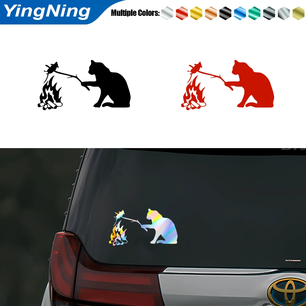 Funny Cat Fries A Mouse Pattern Auto Reflective Sticker Car Bumper Body Rear Window Decorative Decal Car Vinyl Decal Accessories
Funny Cat Fries A Mouse Pattern Auto Reflective Sticker Car Bumper Body Rear Window Decorative Decal Car Vinyl Decal Accessories