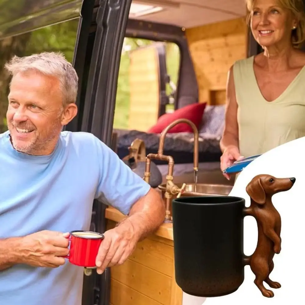 With Handle Dachshund Coffee Mug Handcrafted Adorable Puppy Decoration 3D Animal Mug Puppy Design Bulldog Mug
With Handle Dachshund Coffee Mug Handcrafted Adorable Puppy Decoration 3D Animal Mug Puppy Design Bulldog Mug
