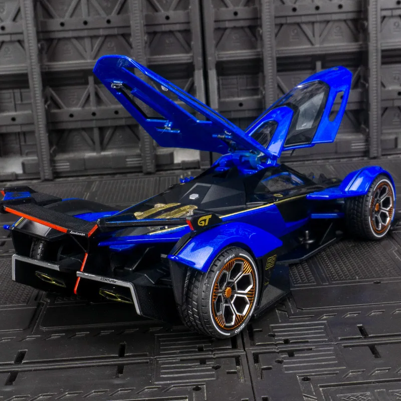 1:22 Коллекция украшений из сплава автомобиля Lamborghini V12, двери можно открыть имеет имитирующие функции звука и освещения.
1:22 Коллекция украшений из сплава автомобиля Lamborghini V12, двери можно открыть имеет имитирующие функции звука и освещения.