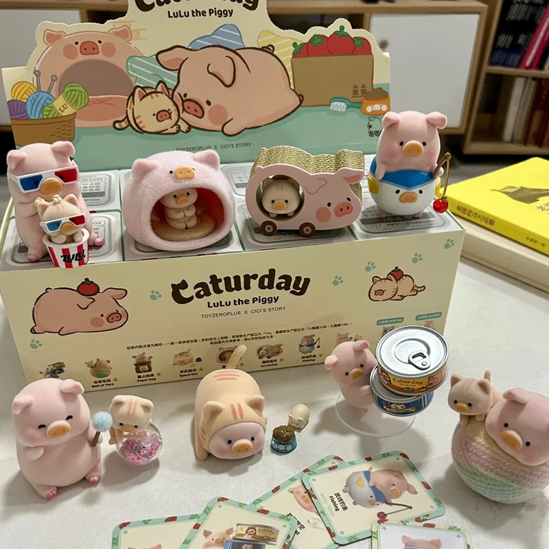 Подлинная слепая коробка Lulu the Piggy's Day для отдыха, консервированная свинья, классическая серия 3, модный подарок на день рождения ручной работы, милое украшение для рабочего стола 
Подлинная слепая коробка Lulu the Piggy's Day для отдыха, консервированная свинья, классическая серия 3, модный подарок на день рождения ручной работы, милое украшение для рабочего стола