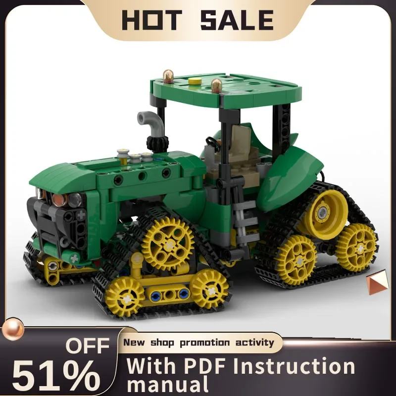 New Farm Moc 42168 Johned 8Rx Tractor and Dump Tipper Trailer Model Diy Creative Ideas Child Toy Birthday Gift Technology Blocks
New Farm Moc 42168 Johned 8Rx Tractor and Dump Tipper Trailer Model Diy Creative Ideas Child Toy Birthday Gift Technology Blocks