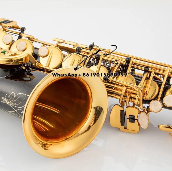 Black Lacquer Bright Mouth E-flat Alto Saxophone Hand-carved Accessories Complete Saxophone Instrument
Black Lacquer Bright Mouth E-flat Alto Saxophone Hand-carved Accessories Complete Saxophone Instrument