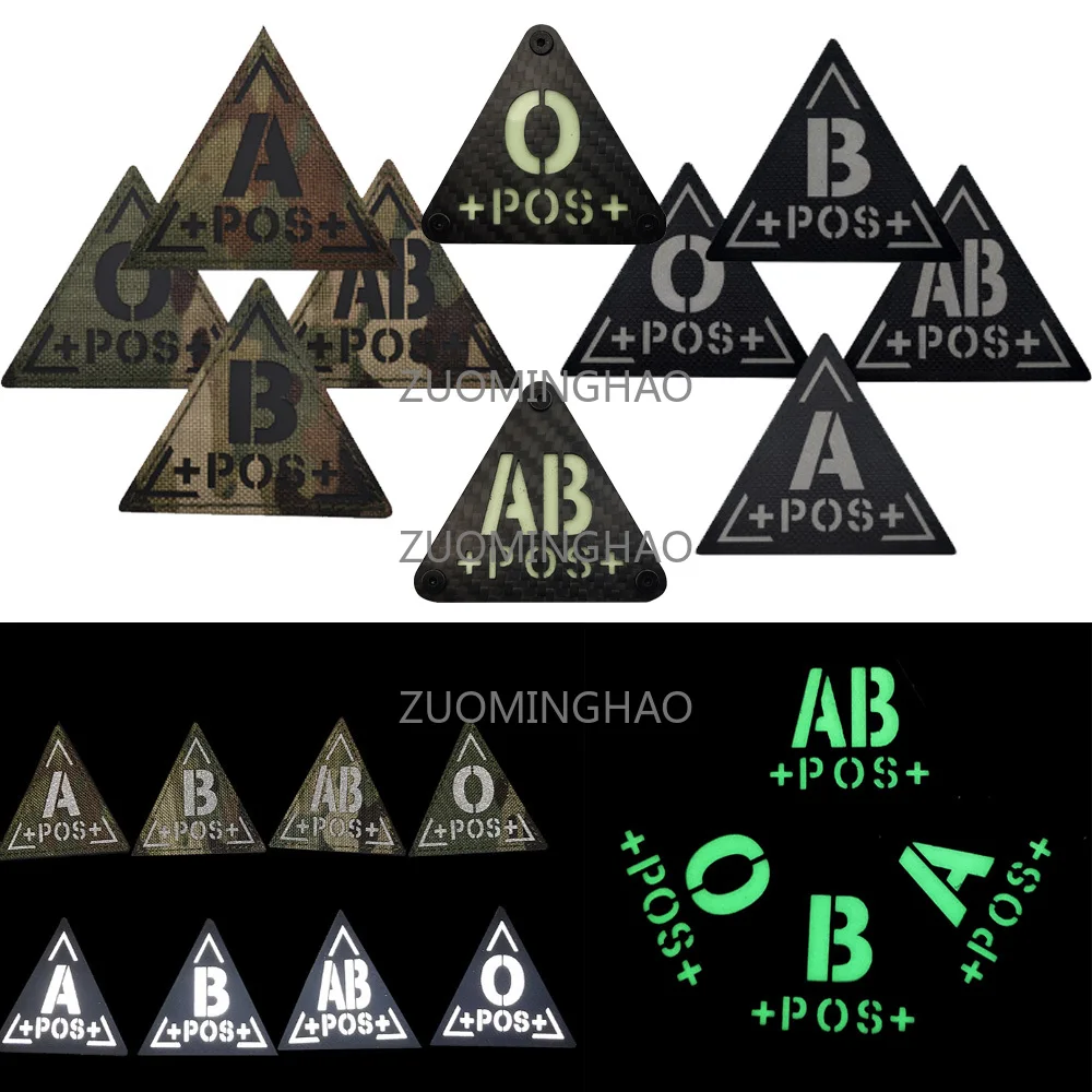 Laser Cut IR Blood Type Badge Triangular Blood Type A+POS+ Reflective Armband Luminous Carbon Fiber Helmet with Backpack Patches
Laser Cut IR Blood Type Badge Triangular Blood Type A+POS+ Reflective Armband Luminous Carbon Fiber Helmet with Backpack Patches