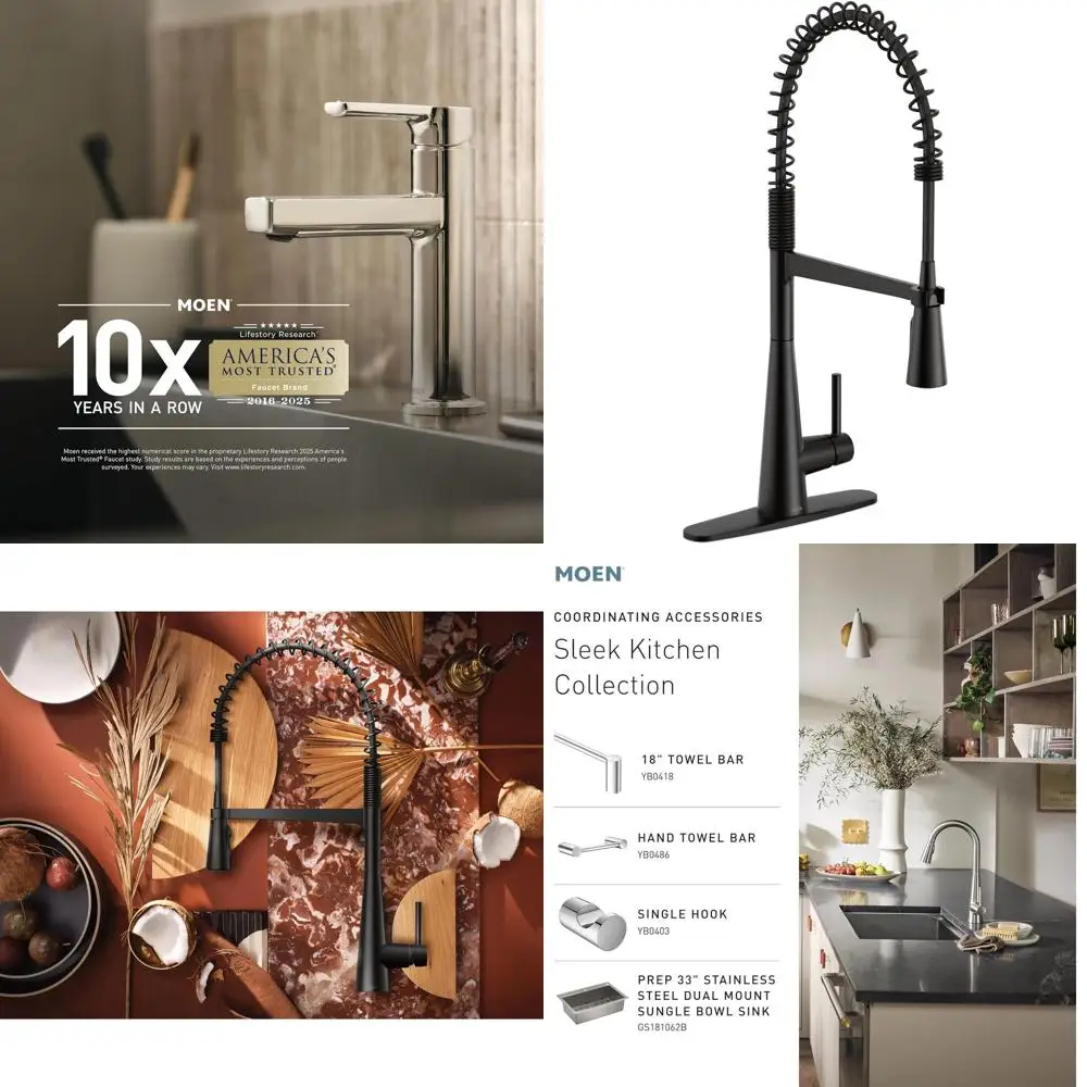 Modern Black Pull-Down Kitchen Faucet with Single Handle, High-Arc Design, Power Spray, Easy to Install
Modern Black Pull-Down Kitchen Faucet with Single Handle, High-Arc Design, Power Spray, Easy to Install