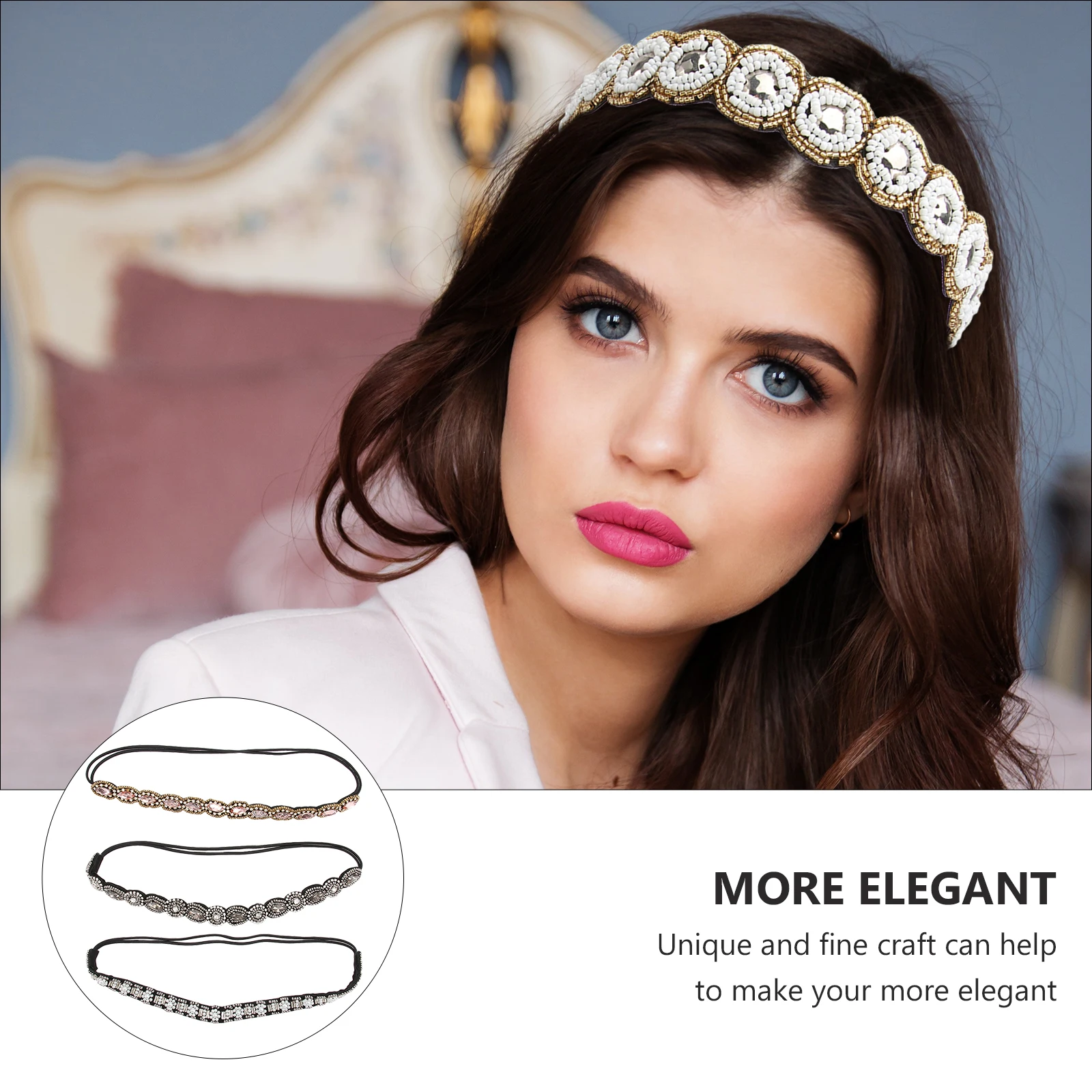 6pcs Rhinestone Headb Women Pearl Hair B Elastic Drill Hairstyle Accessories Fashion Jewelry Elegant Party Wedding
6pcs Rhinestone Headb Women Pearl Hair B Elastic Drill Hairstyle Accessories Fashion Jewelry Elegant Party Wedding