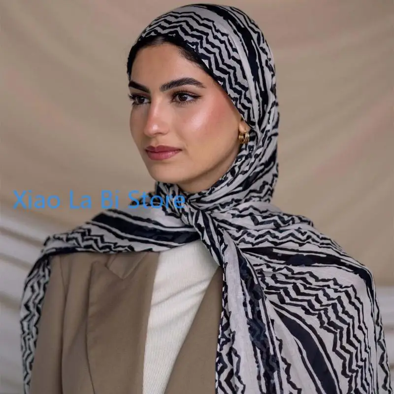 XXFD Checked Printing Hijab Scarf Abaya Headscarf Kaftan Long Hijabs Scarf Headwrap
XXFD Checked Printing Hijab Scarf Abaya Headscarf Kaftan Long Hijabs Scarf Headwrap