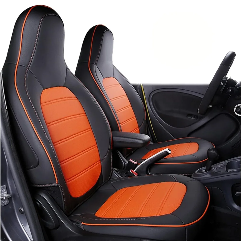 Чехлы на сиденья автомобиля на заказ для Smart 453 Fortwo 2015 до 2019, чехлы на сиденья, всесезонные дышащие кожаные аксессуары для подушек на сиденья
Чехлы на сиденья автомобиля на заказ для Smart 453 Fortwo 2015 до 2019, чехлы на сиденья, всесезонные дышащие кожаные аксессуары для подушек на сиденья