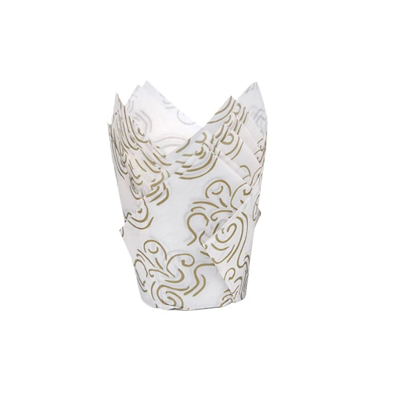 50pcs Tulip Style Cupcake Liner Baking Cup Tulip Muffin Cupcake Paper Cup Oilproof Cake Wrapper Bakeware Pastry Tools
50pcs Tulip Style Cupcake Liner Baking Cup Tulip Muffin Cupcake Paper Cup Oilproof Cake Wrapper Bakeware Pastry Tools