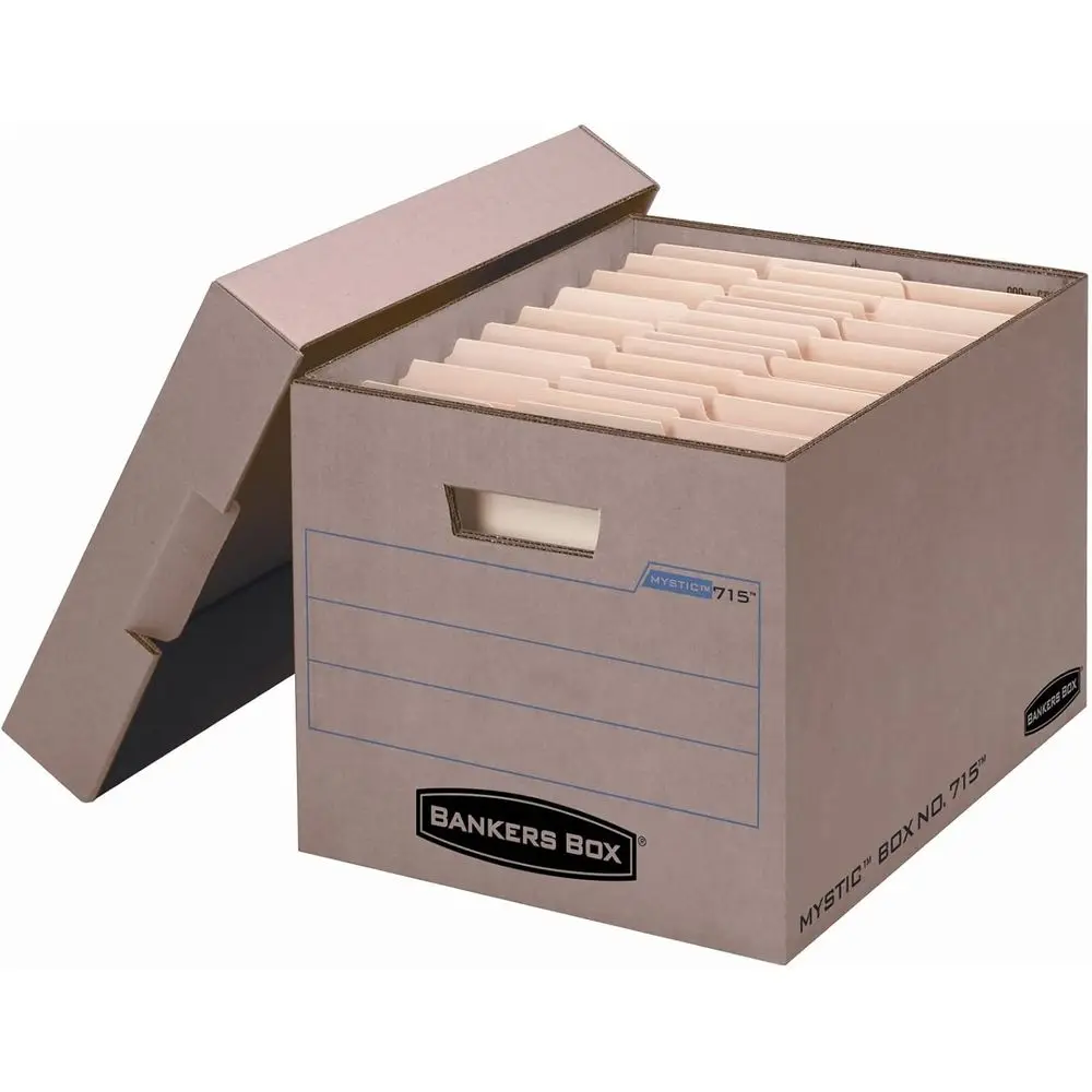 Mystic Storage Boxes With Lift-Off Lids, Letter/Legal Size, 10 x 12 x 15, 85% Recycled, Kraft, Case Of
Mystic Storage Boxes With Lift-Off Lids, Letter/Legal Size, 10 x 12 x 15, 85% Recycled, Kraft, Case Of