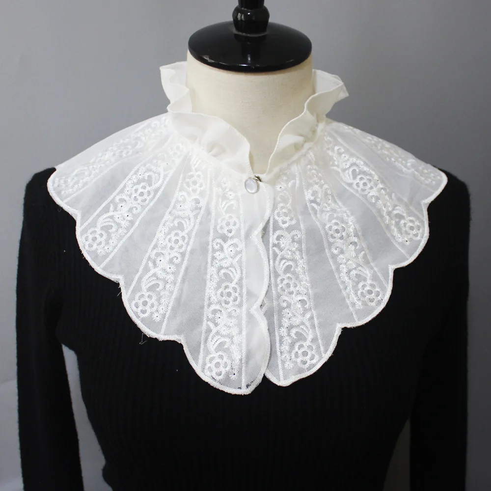 2025 New Floral Embroidery Detachable Collar - DIY Lace Peter Pan Fake Necklace for Blouse Dress, Victorian Style Accessories
2025 New Floral Embroidery Detachable Collar - DIY Lace Peter Pan Fake Necklace for Blouse Dress, Victorian Style Accessories